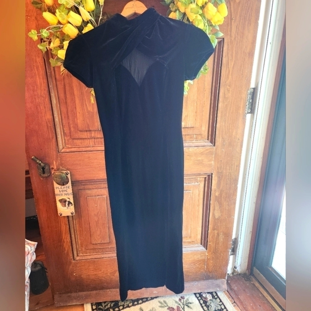 Womens betsy & adam velvet dress - Picture 1 of 11
